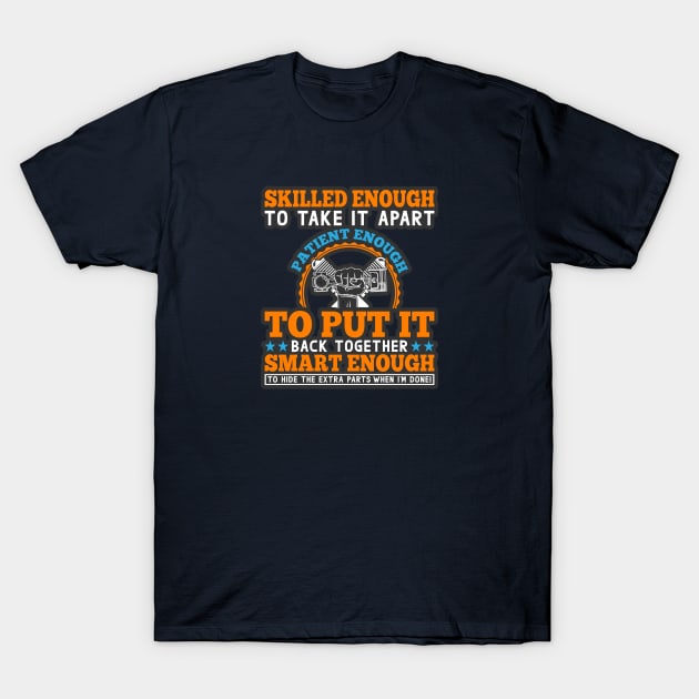 I am a smart mechanic T-Shirt by BE MY GUEST MARKETING LLC